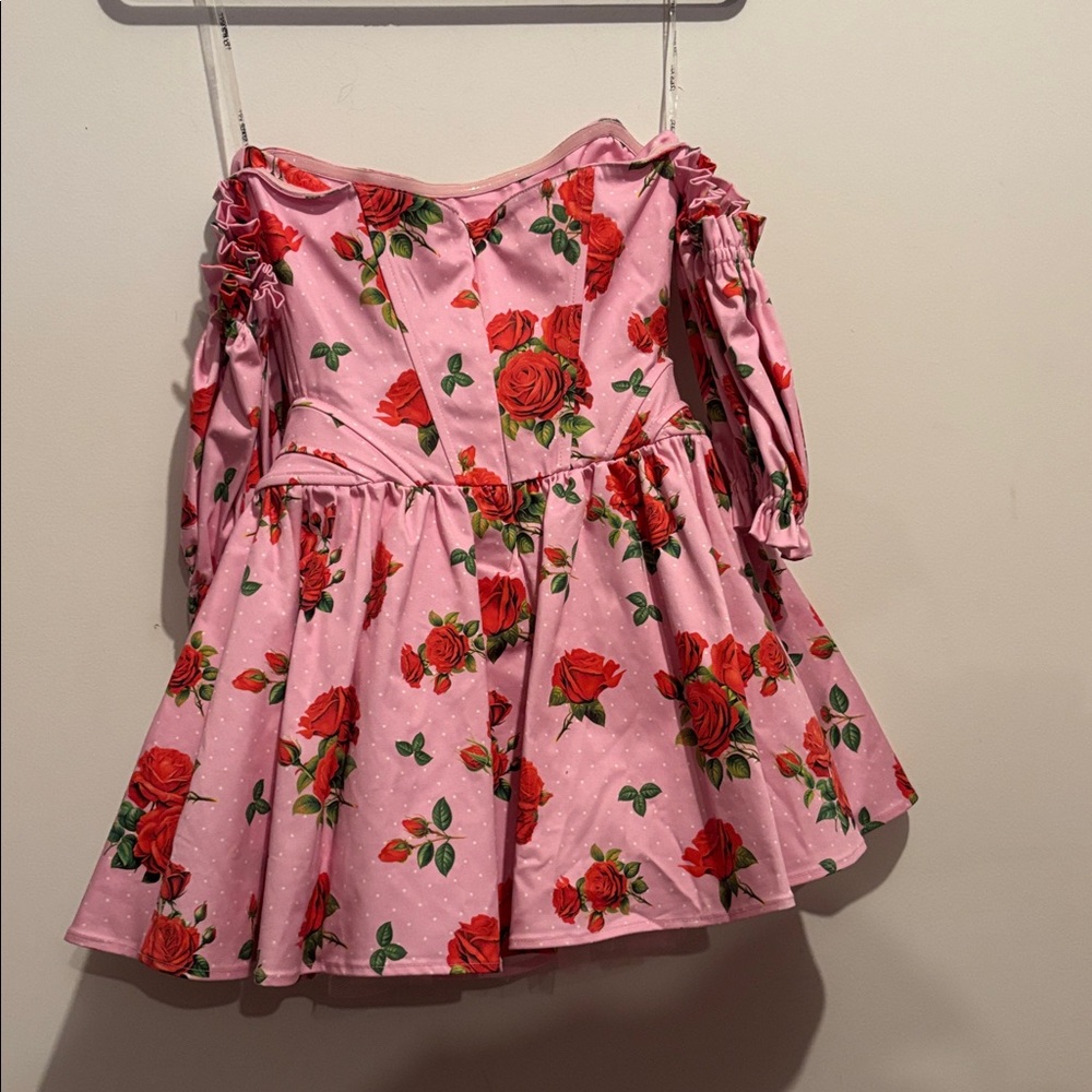 Sugar Thrillz Holding Court Corset Dress Pink size xs - Picture 3 of 6